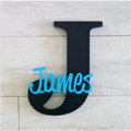 Personalised Wooden Letters - Black