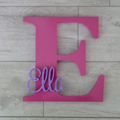 Personalised Wooden Letters - Hot Pink