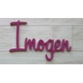 Kids Wooden Name in Sweet font - Large 9mm