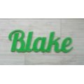 Kids Wooden Name in Fresh font - 9mm x 12cm