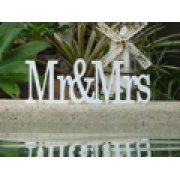 Mr and Mrs - 18cm High - Font 2