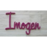 Kids Wooden Name in Sweet font - 18mm x 15cm