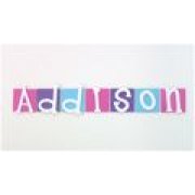 Wooden Letter Name Plaques - Large